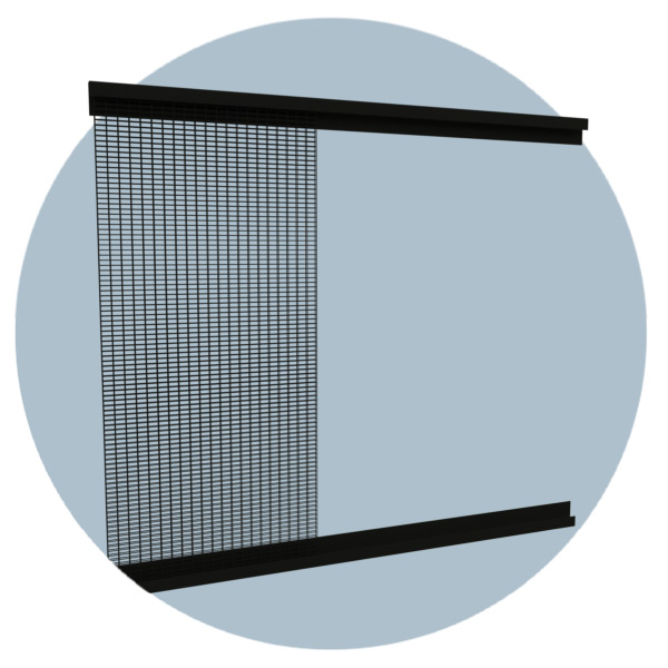 Решётка пулерассеивающая откатная