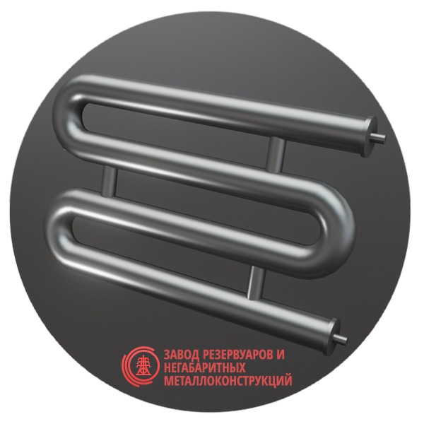 Регистры отопления четырехрядные РЗП-4x108x3.0-10000 мм