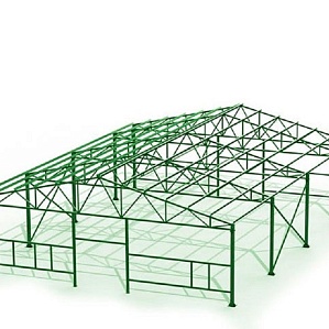Проект быстровозводимого здания 10,5х18х3,8 м