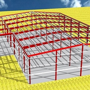 Проект быстровозводимого здания 11,75×92,13 м